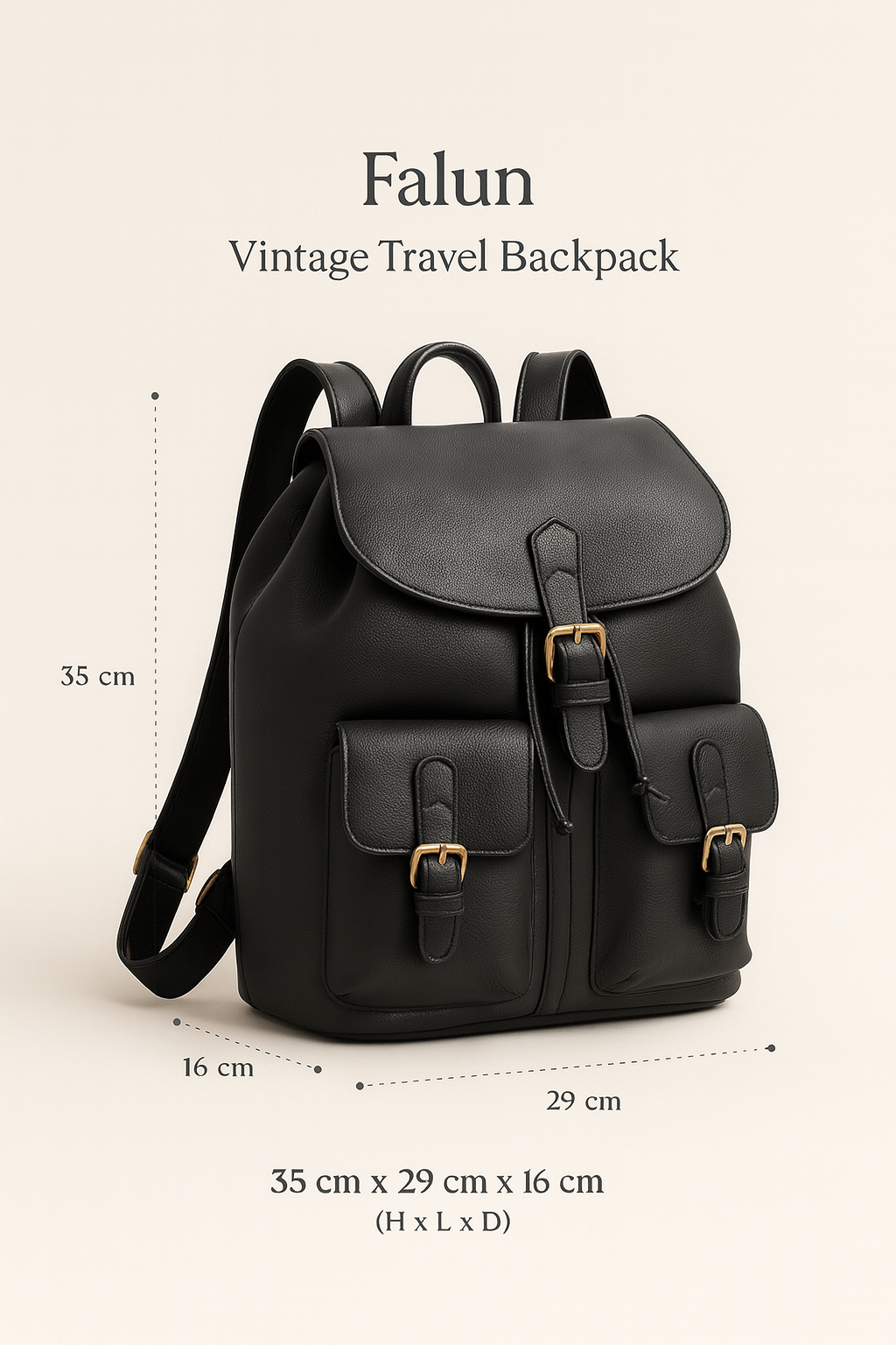 Falun | Vintage Travel Backpack