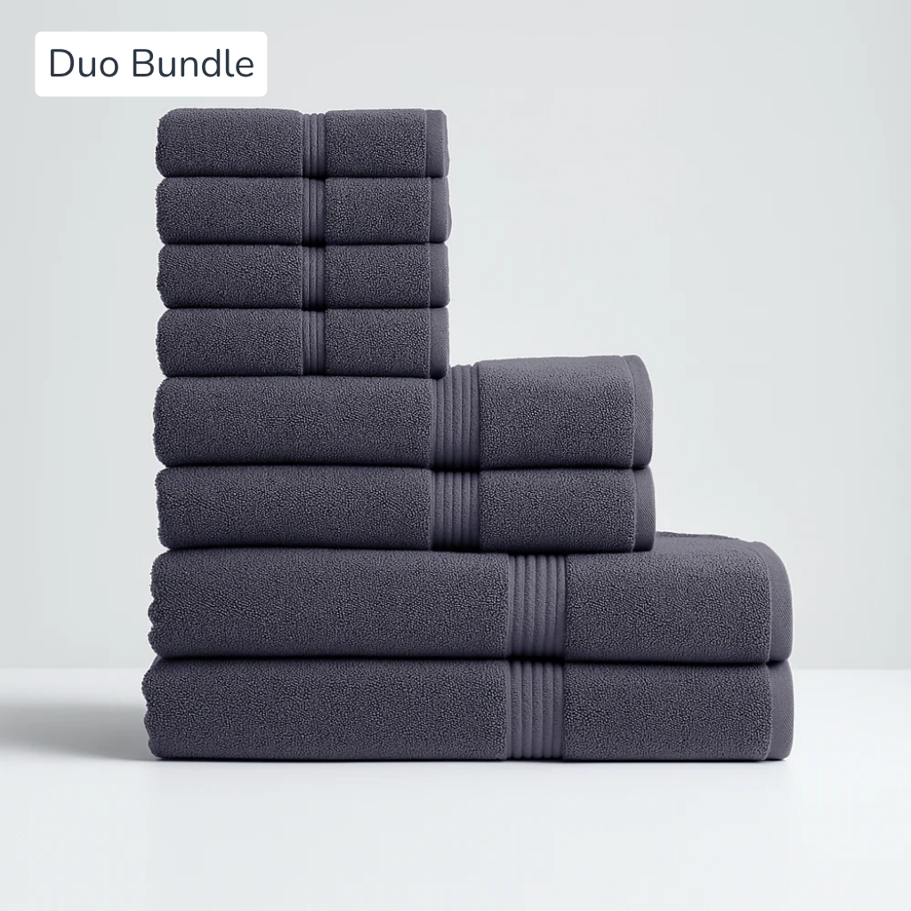 5-Star Hotel Towels – Duo Bath Bundle 8pcs