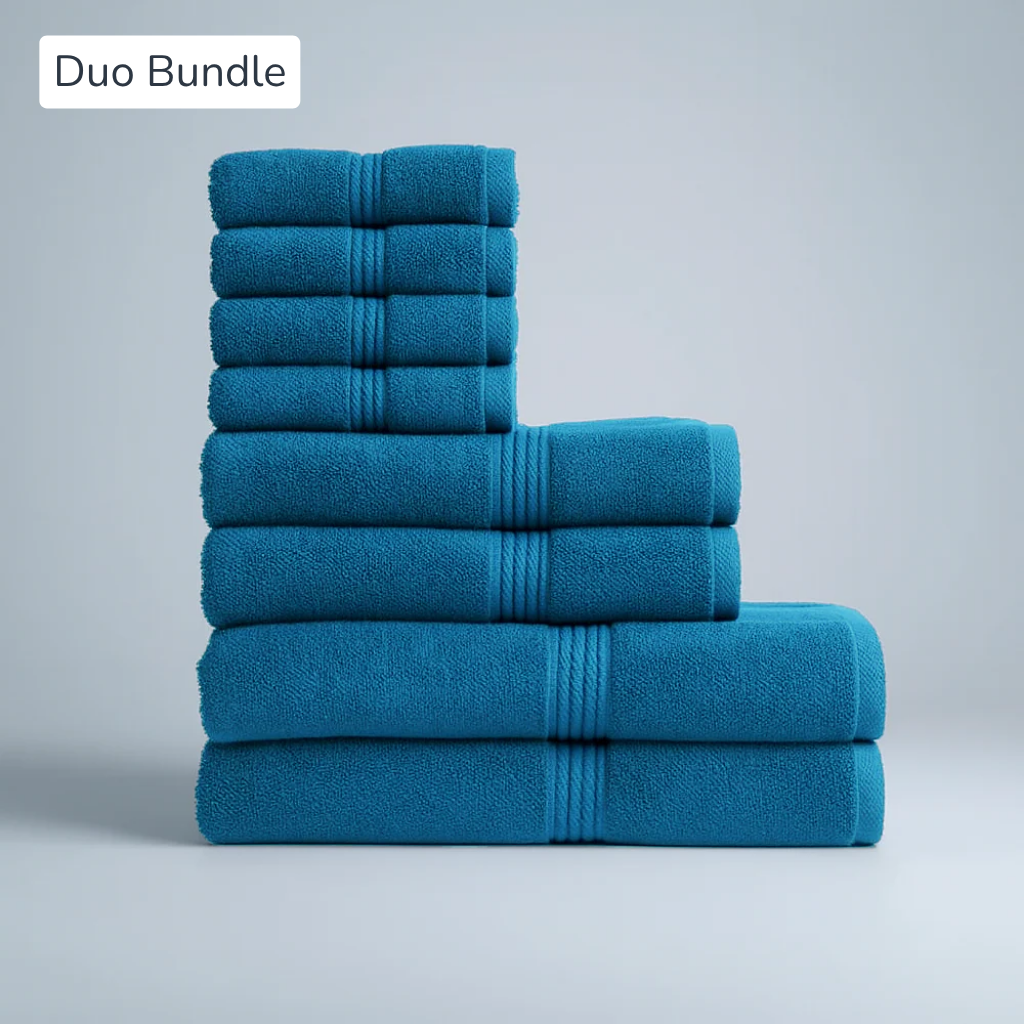 5-Star Hotel Towels – Duo Bath Bundle 8pcs