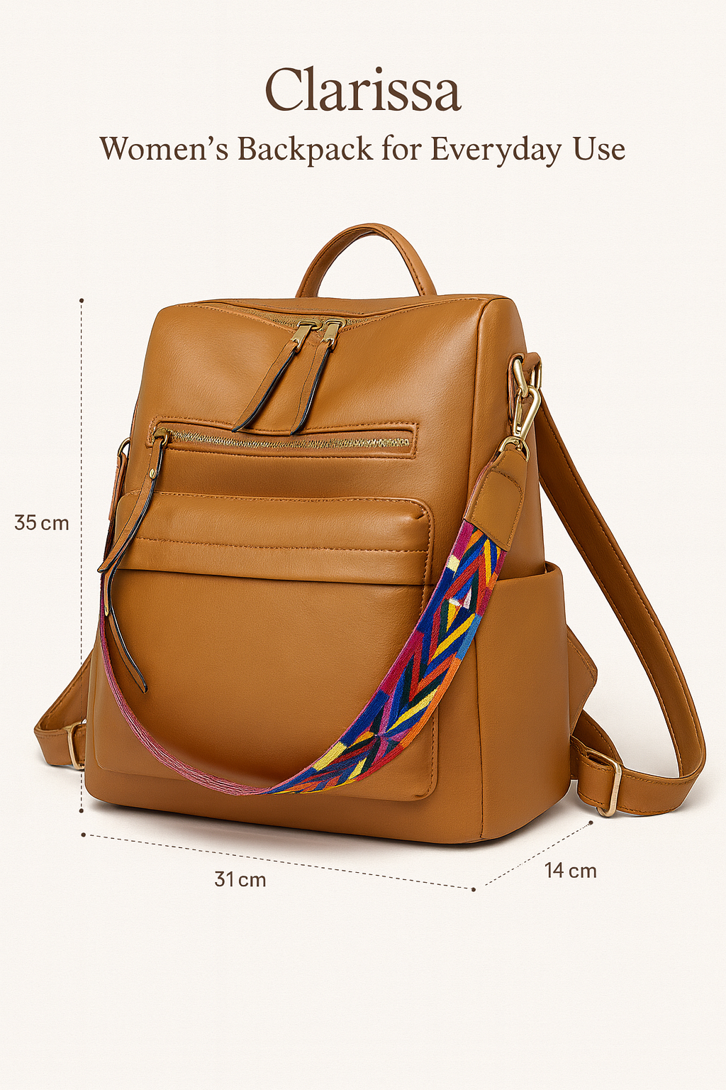 Clarissa | Women's Backpack for Everyday Use