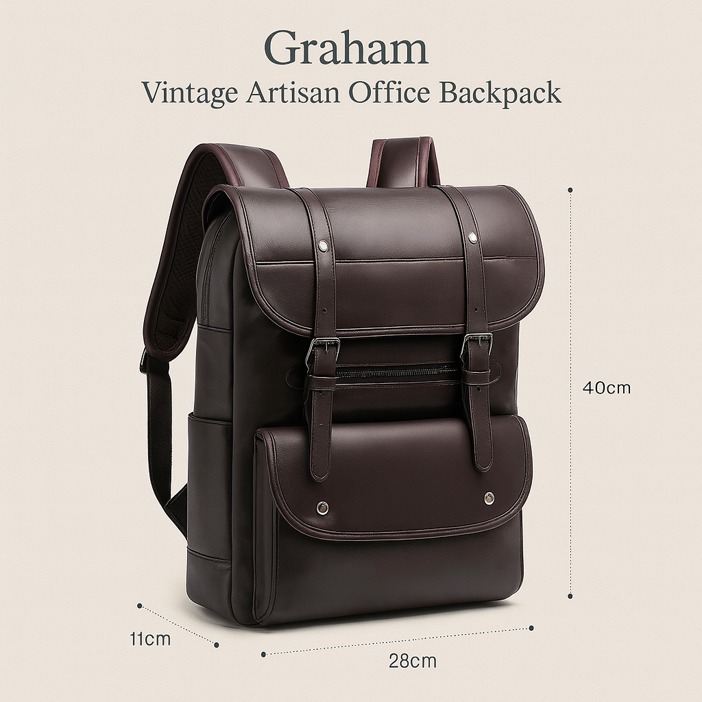 Graham | Vintage Artisan Office Backpack