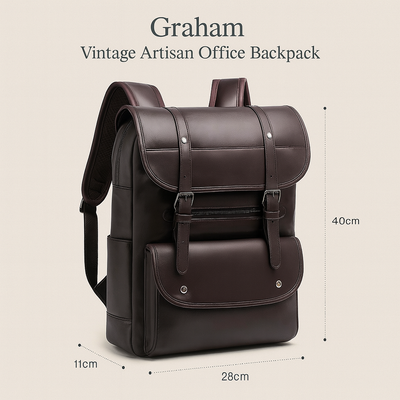Graham | Vintage Artisan Office Backpack