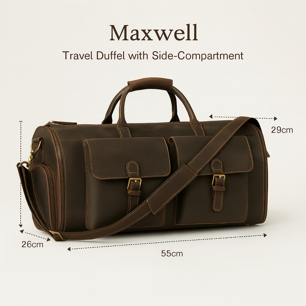 Maxwell | Travel Duffel with Side-Compartment