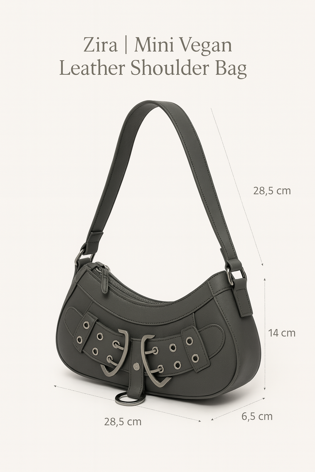 Zira | Mini Vegan Leather Shoulder Bag