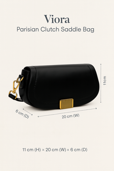 Viora | Parisian Clutch Saddle Bag