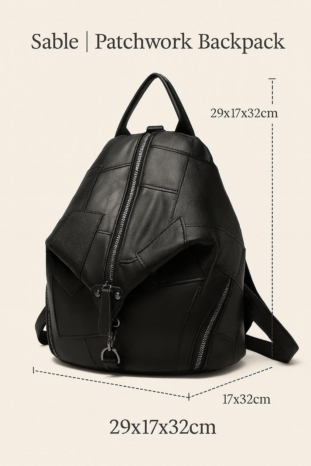 Sable | Patchwork Backpack