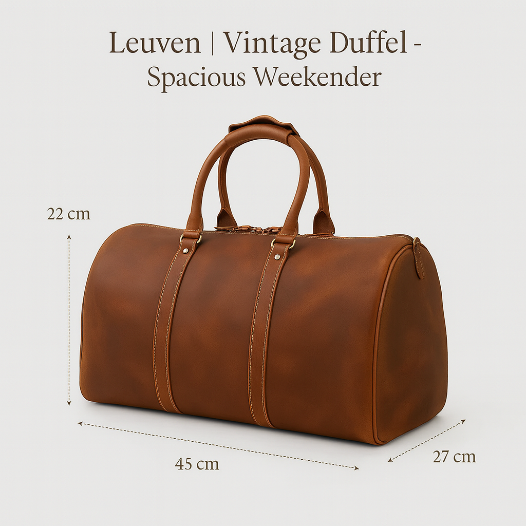 Leuven | Vintage Duffel - Spacious Weekender