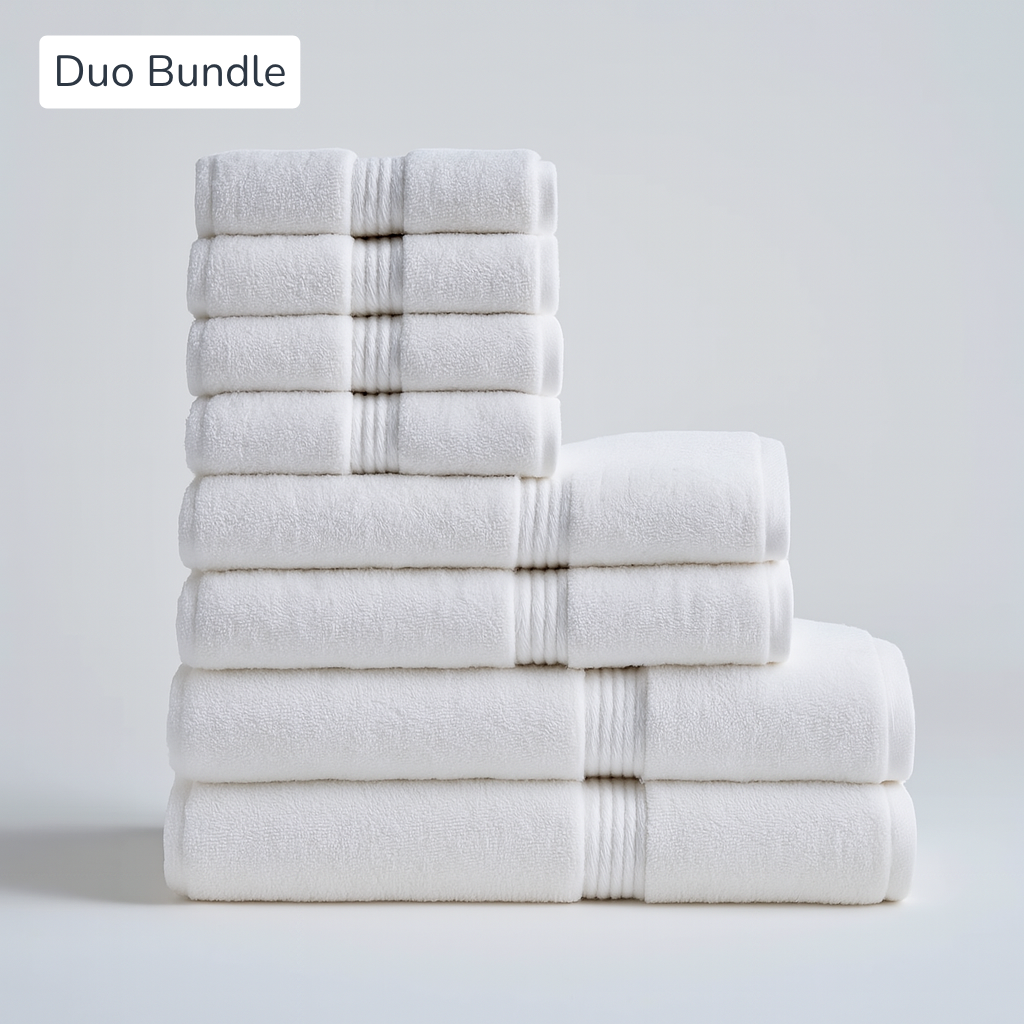 5-Star Hotel Towels – Duo Bath Bundle 8pcs