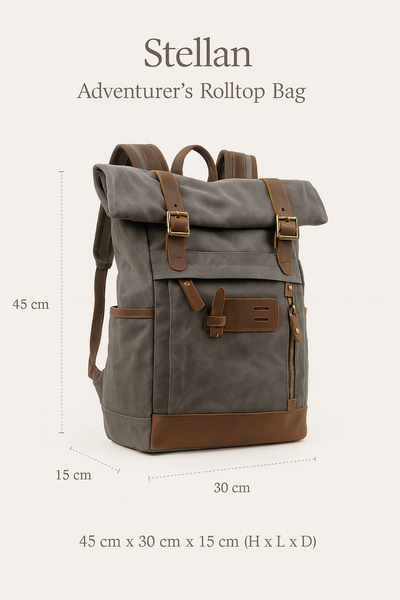 Stellan | Adventurer’s Rolltop Bag