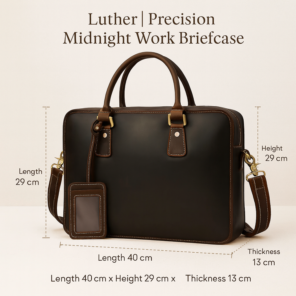 Luther | Precision Midnight Work Briefcase
