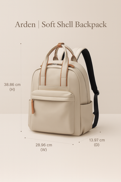 Arden | Soft Shell Backpack