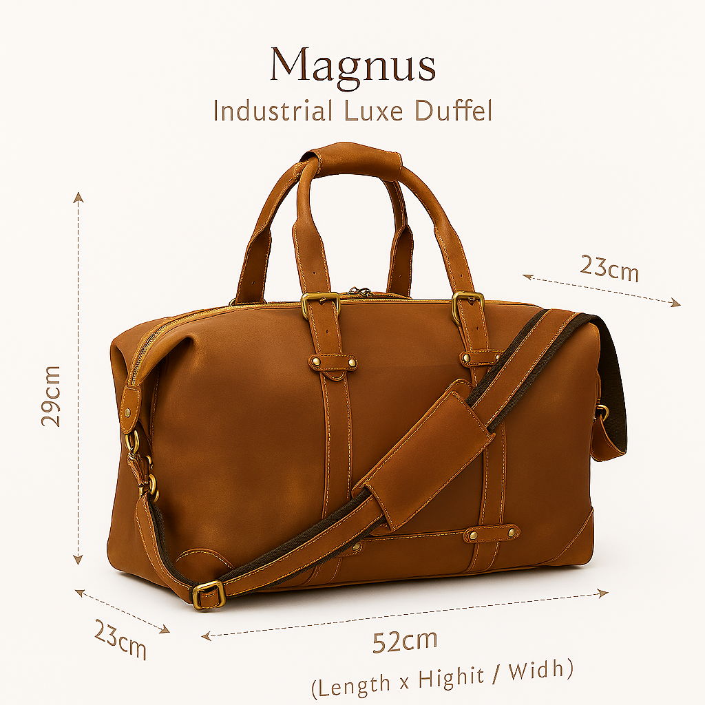 Magnus | Industrial Luxe Duffel