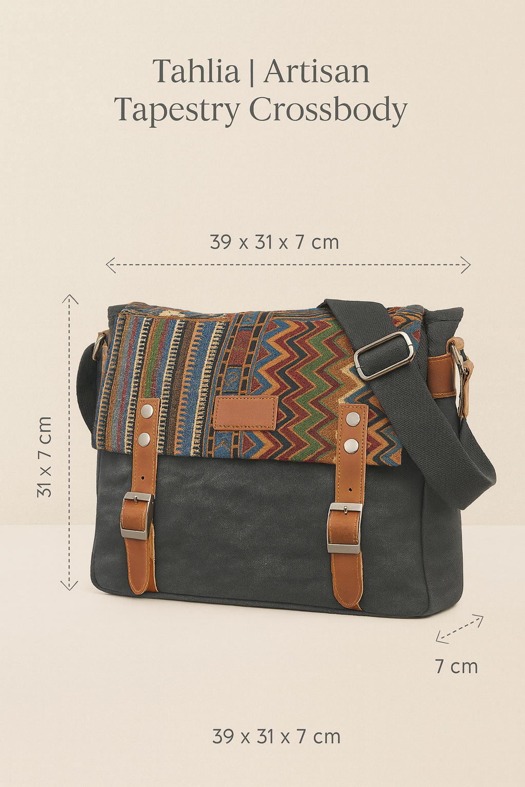 Tahlia | Artisan Tapestry Crossbody