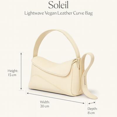 Soleil | Lightwave Vegan Leather Curve Bag