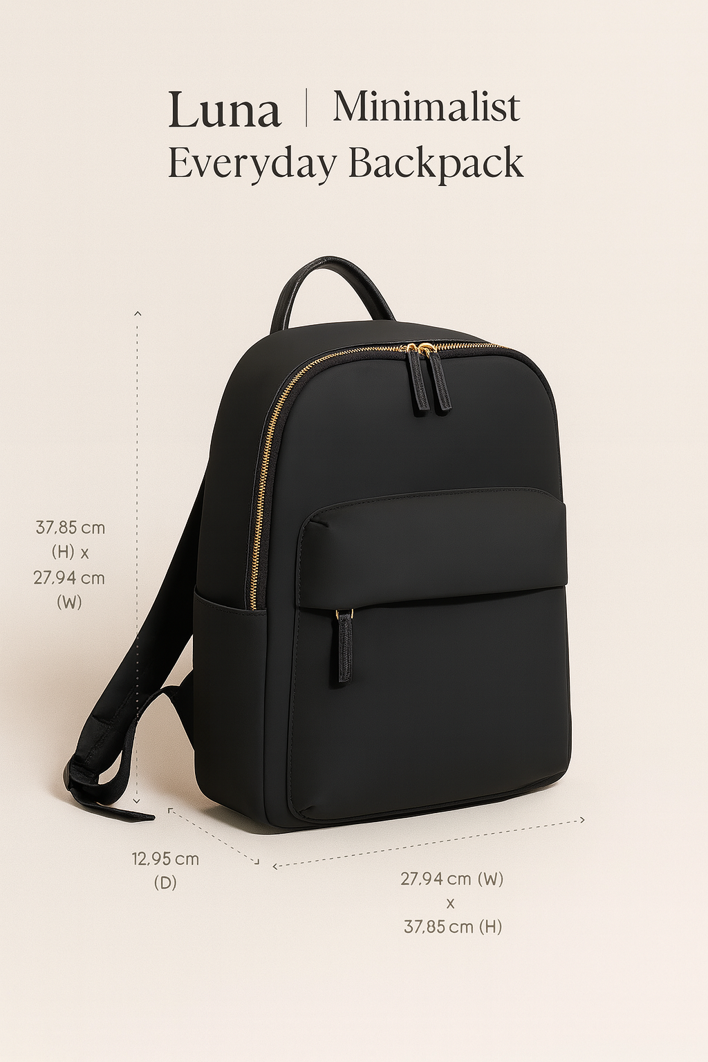 Luna | Minimalist Everyday Backpack