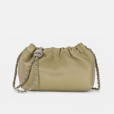 Anya | Luxe Ruched Pebble Crossbody