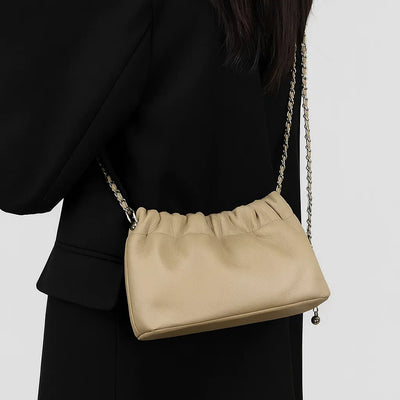 Anya | Luxe Ruched Pebble Crossbody