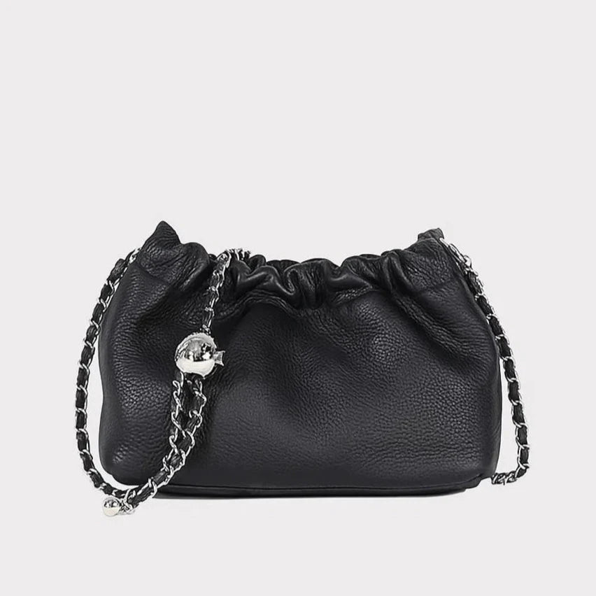 Anya | Luxe Ruched Pebble Crossbody