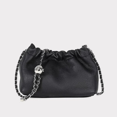 Anya | Luxe Ruched Pebble Crossbody