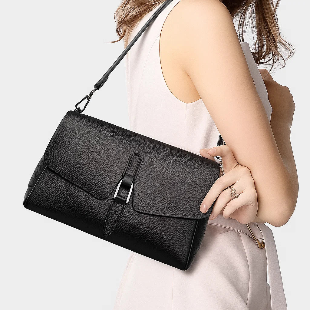 Astrid | Retro Box Buckle Satchel