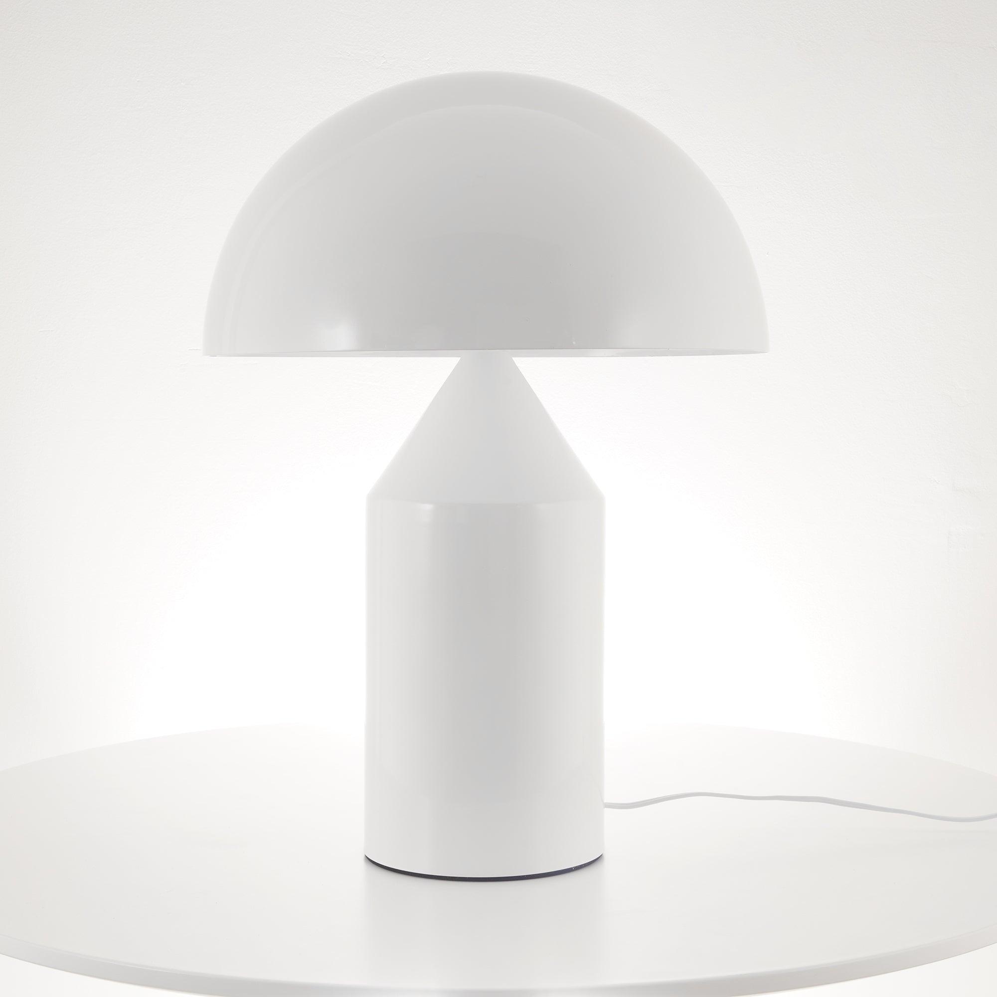 Atollo Metal LED Table Lamp – Modern Geometric Design