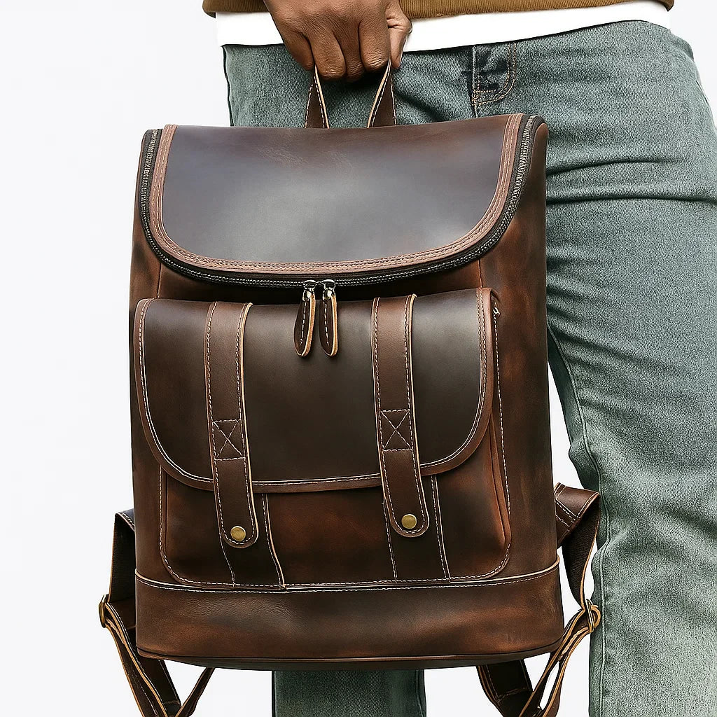 Bram | Vintage Utility Zip Backpack
