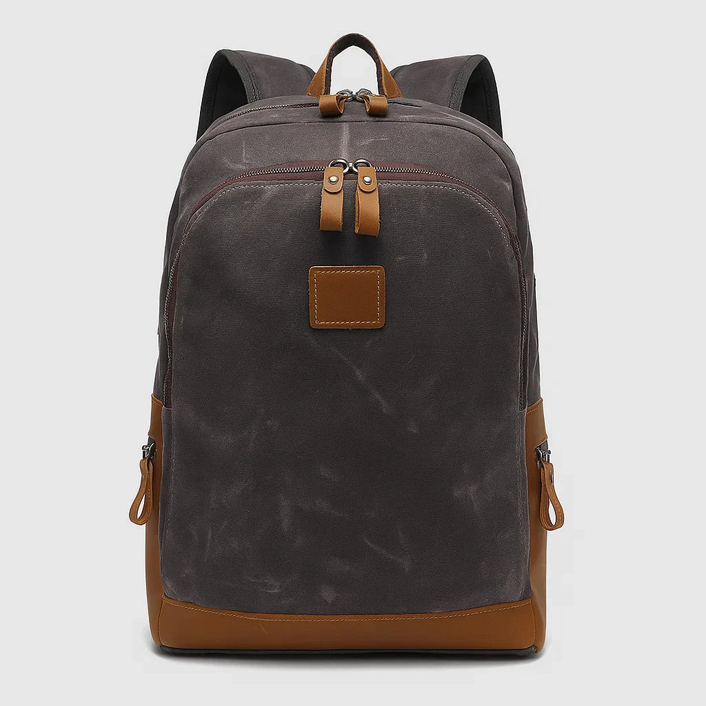Callen | Rugged Vegan Leather Trim Daypack