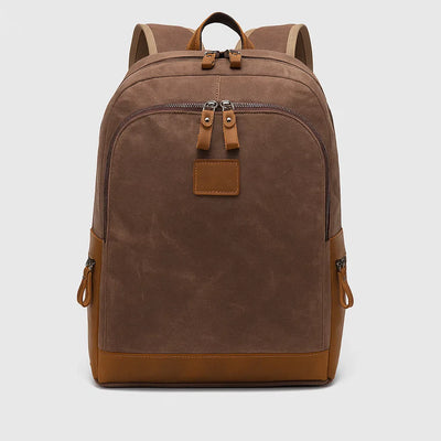 Callen | Rugged Vegan Leather Trim Daypack