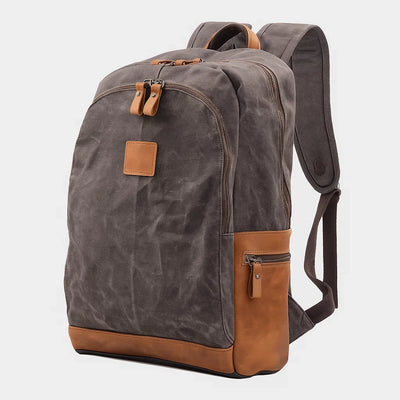 Callen | Rugged Vegan Leather Trim Daypack