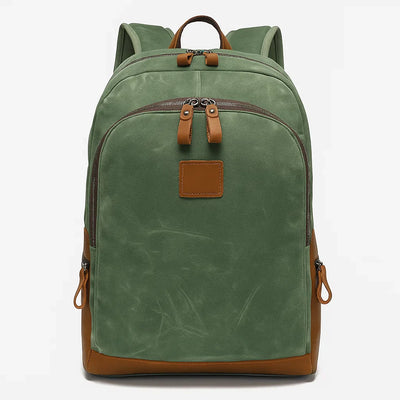 Callen | Rugged Vegan Leather Trim Daypack