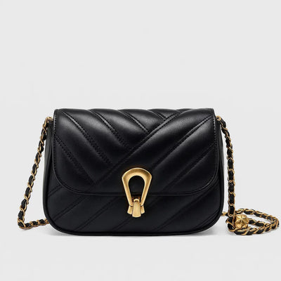 Celeste | Quilted Luxe Chain Crossbody