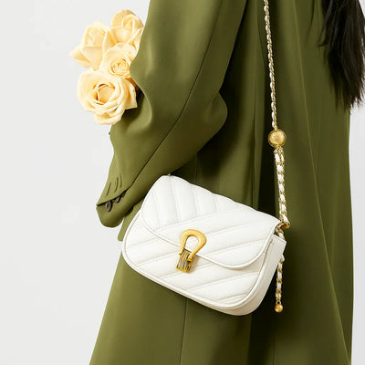 Celeste | Quilted Luxe Chain Crossbody