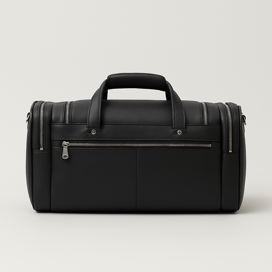Charleroi | Black Multi-Faceted Duffel Bag