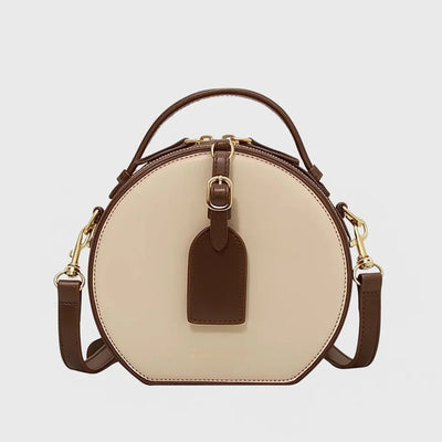 Clara | Petite Round Vegan Leather Crossbody