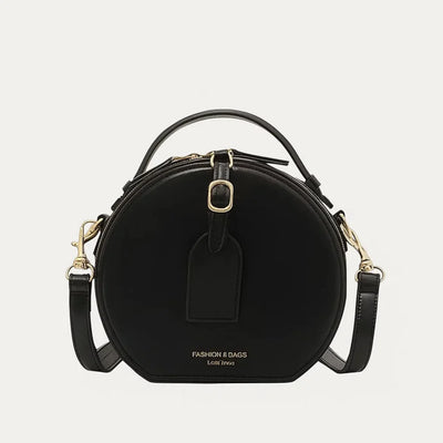 Clara | Petite Round Vegan Leather Crossbody