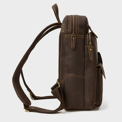 Dex | Multi-Zip Tech Vegan Leather Rucksack