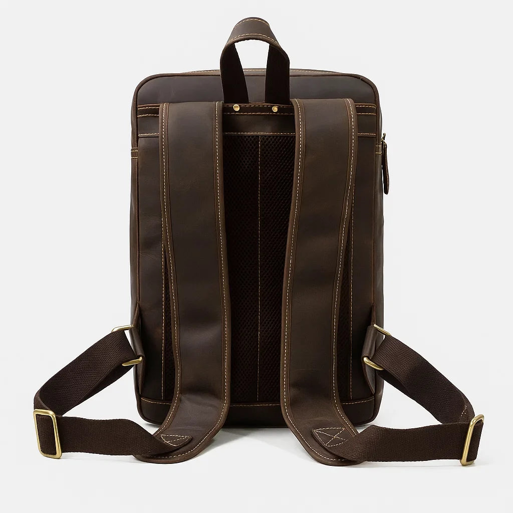 Dex | Multi-Zip Tech Vegan Leather Rucksack