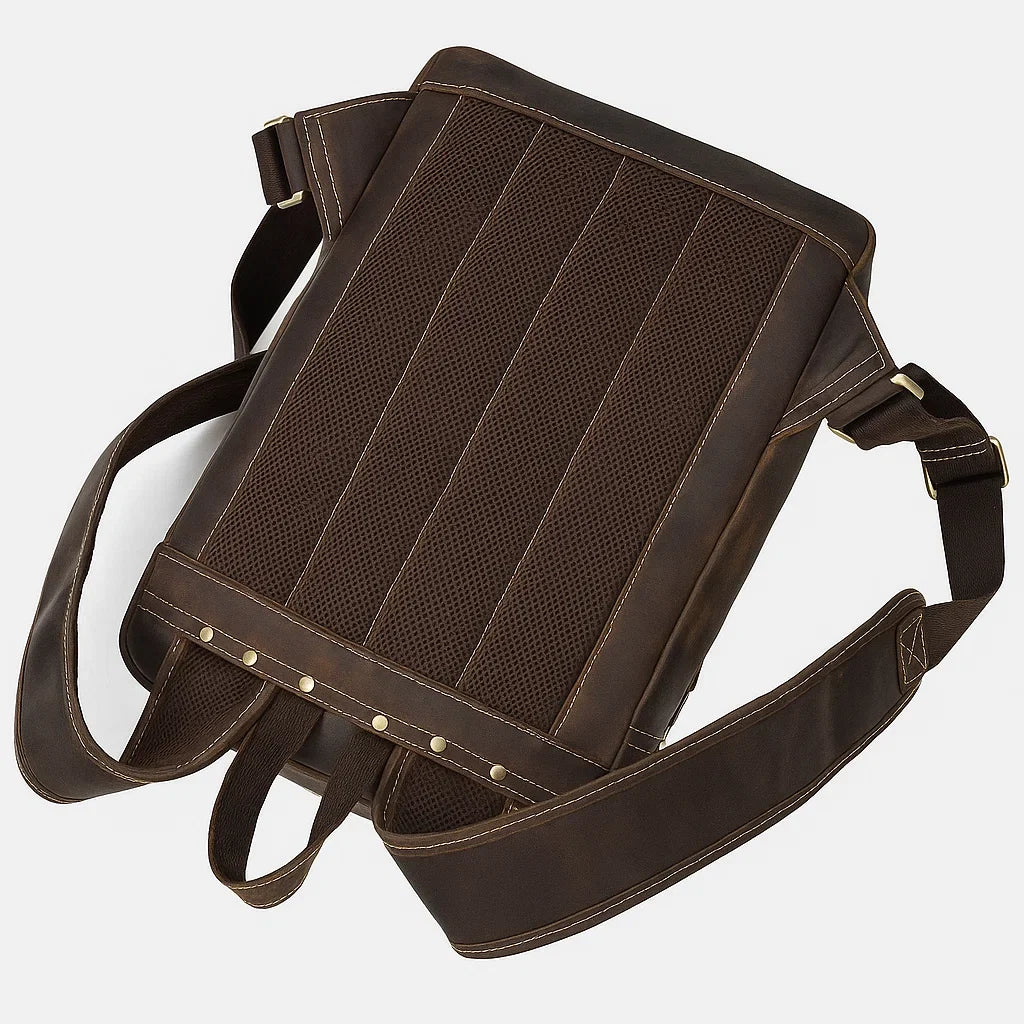 Dex | Multi-Zip Tech Vegan Leather Rucksack