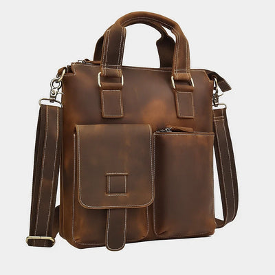 Eldric | Heritage Vegan Leather Utility Satchel