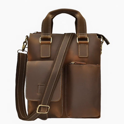 Eldric | Heritage Vegan Leather Utility Satchel