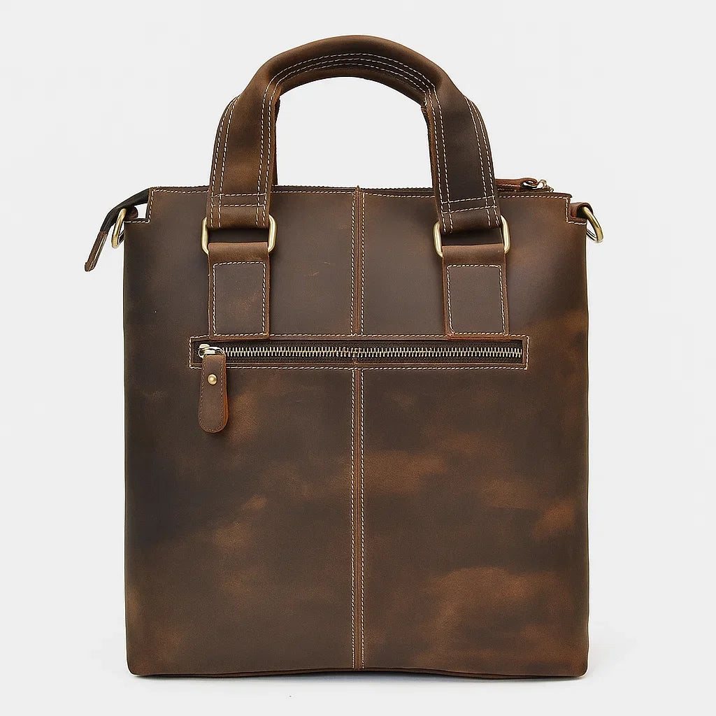 Eldric | Heritage Vegan Leather Utility Satchel