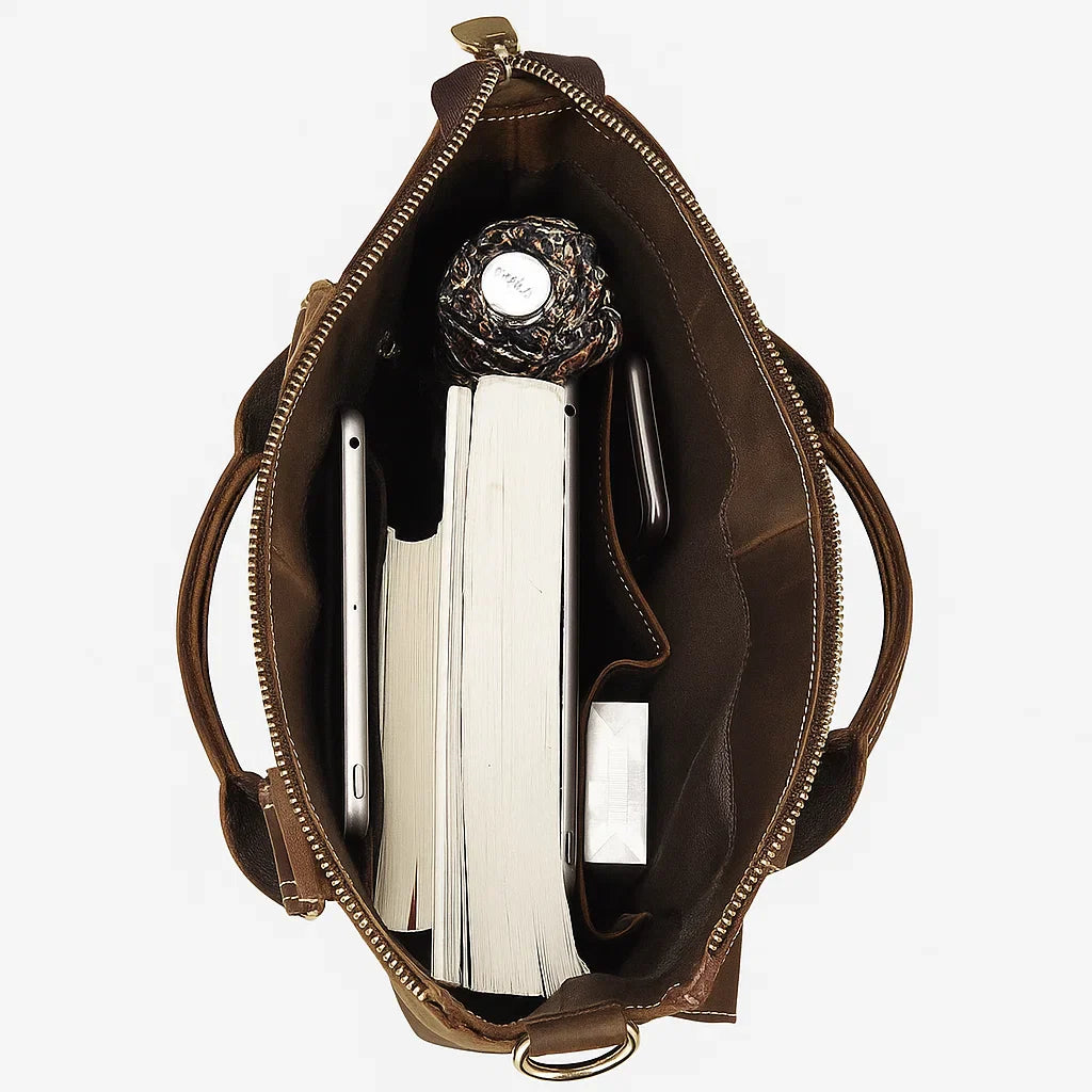 Eldric | Heritage Vegan Leather Utility Satchel