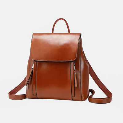 Elena | Sleek Foldover Backpack