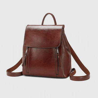Elena | Sleek Foldover Backpack