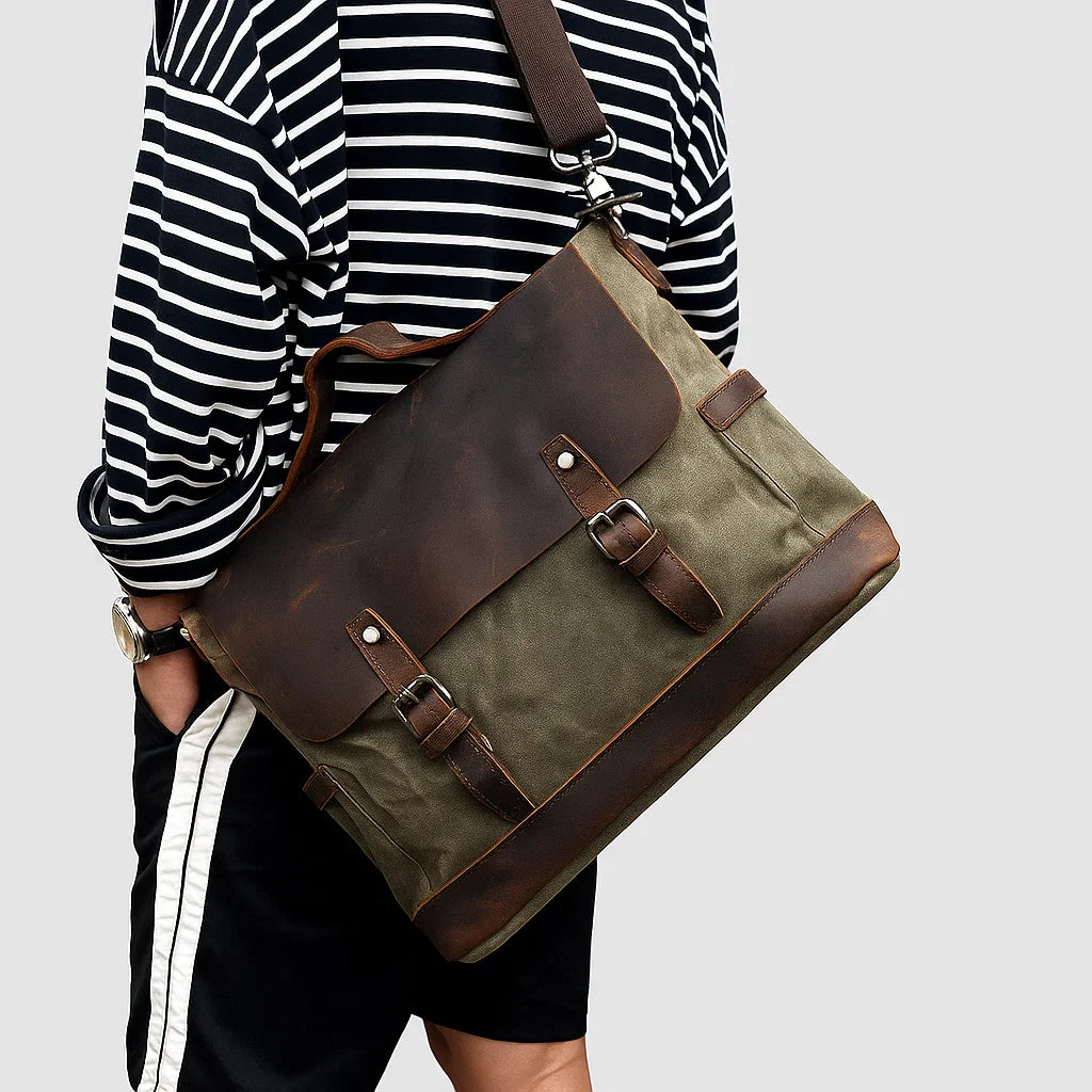 Elliot | Slate Utility Satchel
