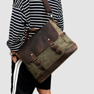 Elliot | Slate Utility Satchel