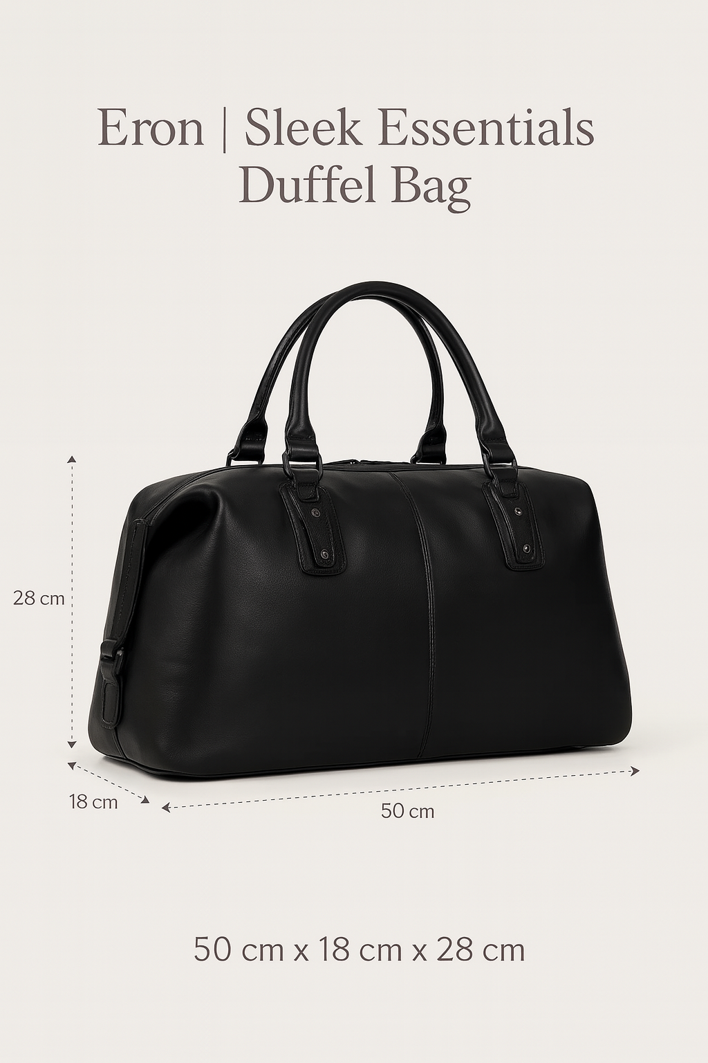 Eron | Sleek Essentials Duffel Bag