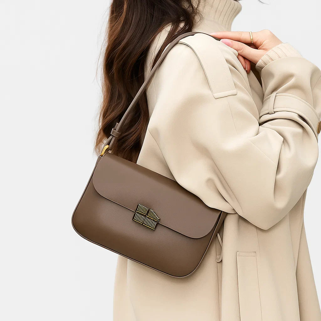Esme | Modern Saddle Lock Bag