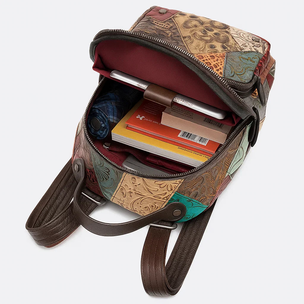 Florence | Embossed Heritage Backpack