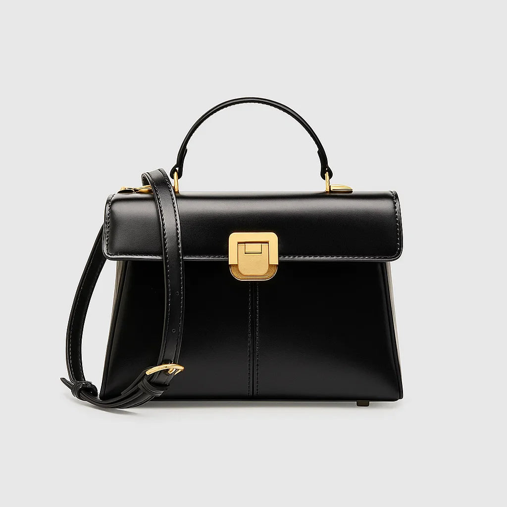 Inès | Timeless Trapeze Handbag
